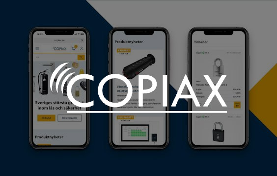 Modern och förbättrad upplevelse för Copiax e-handel B2B
